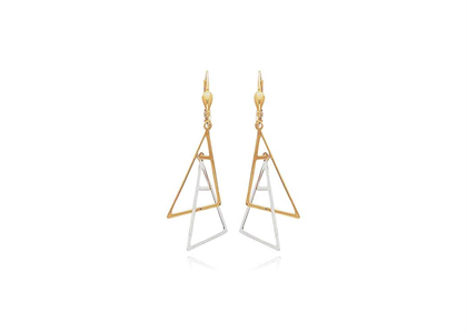 2 Tone Plated | Fashion Earrings